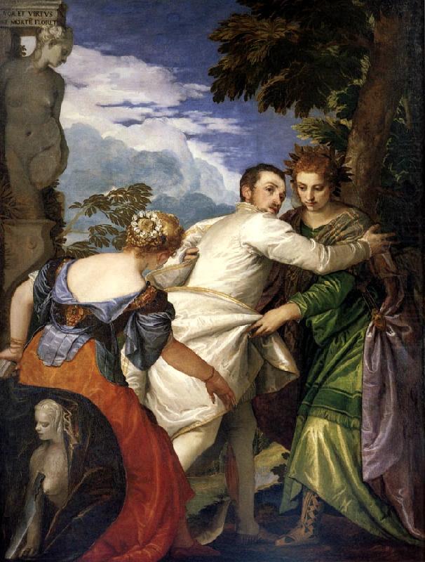 Paolo Veronese Allegory of virtue and vice china oil painting image